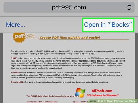 ภาพหน้าจอ Pdf995 สำหรับ Windows 7