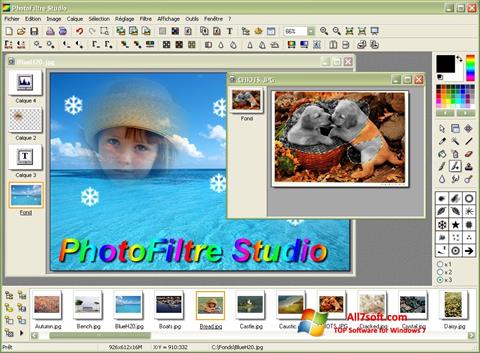 ภาพหน้าจอ PhotoFiltre สำหรับ Windows 7