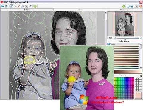 ภาพหน้าจอ AKVIS Coloriage สำหรับ Windows 7