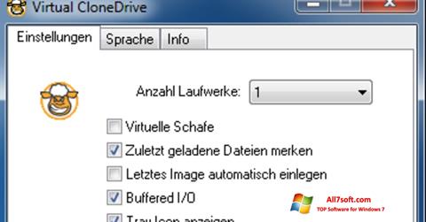 ภาพหน้าจอ Virtual CloneDrive สำหรับ Windows 7