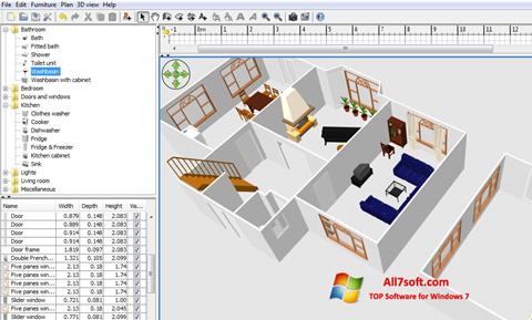 ภาพหน้าจอ FloorPlan 3D สำหรับ Windows 7