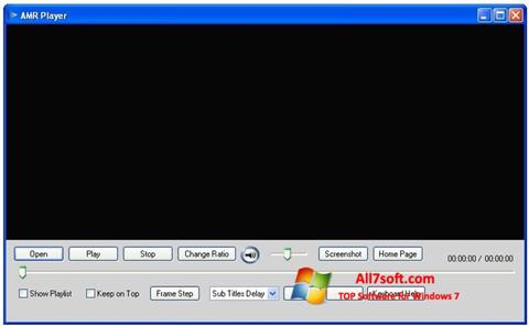 ภาพหน้าจอ AMR Player สำหรับ Windows 7