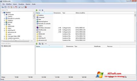 ภาพหน้าจอ InfraRecorder สำหรับ Windows 7