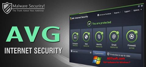 ภาพหน้าจอ AVG Internet Security สำหรับ Windows 7