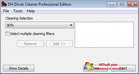 ภาพหน้าจอ Driver Cleaner สำหรับ Windows 7