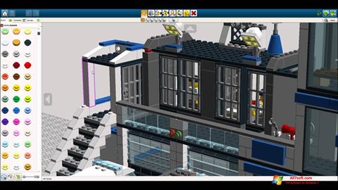 ภาพหน้าจอ LEGO Digital Designer สำหรับ Windows 7