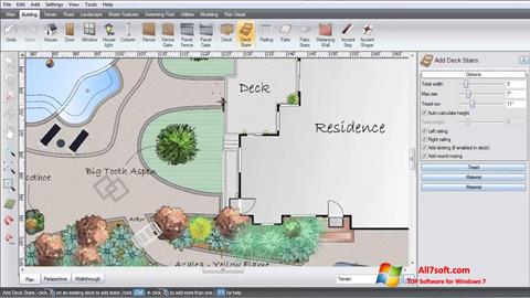 ภาพหน้าจอ Realtime Landscaping Architect สำหรับ Windows 7