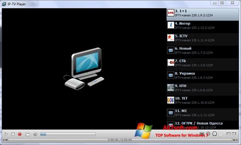 ภาพหน้าจอ IP-TV Player สำหรับ Windows 7