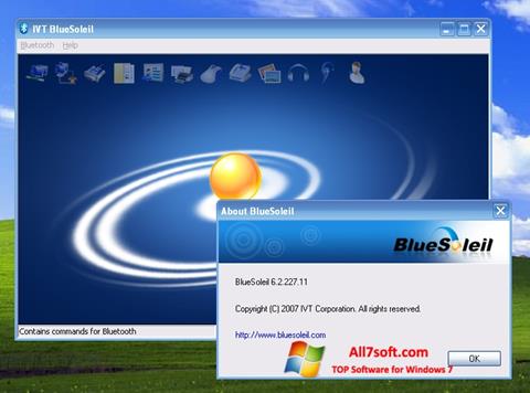 ภาพหน้าจอ BlueSoleil สำหรับ Windows 7
