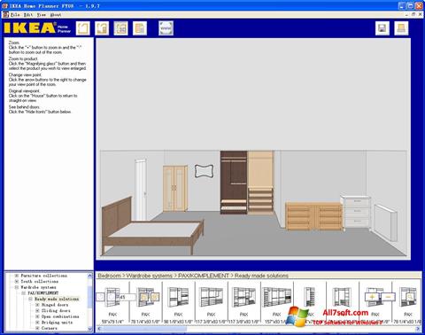 ภาพหน้าจอ IKEA Home Planner สำหรับ Windows 7