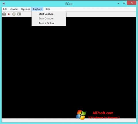 ภาพหน้าจอ ECap สำหรับ Windows 7