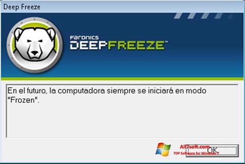 ภาพหน้าจอ Deep Freeze สำหรับ Windows 7