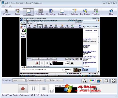 ภาพหน้าจอ Debut Video Capture สำหรับ Windows 7