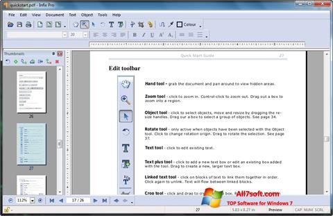 ภาพหน้าจอ Infix PDF Editor สำหรับ Windows 7