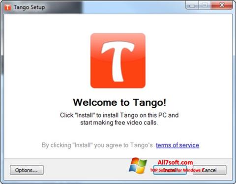 ภาพหน้าจอ Tango สำหรับ Windows 7