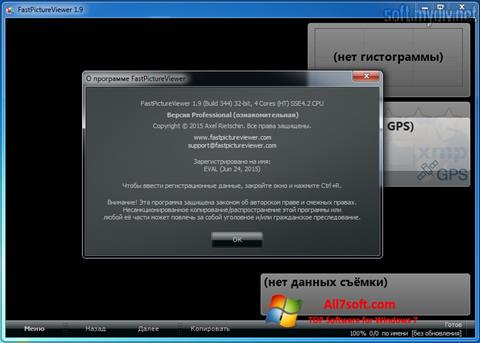 ภาพหน้าจอ FastPictureViewer สำหรับ Windows 7