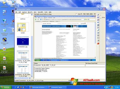 ภาพหน้าจอ Screenshot Captor สำหรับ Windows 7