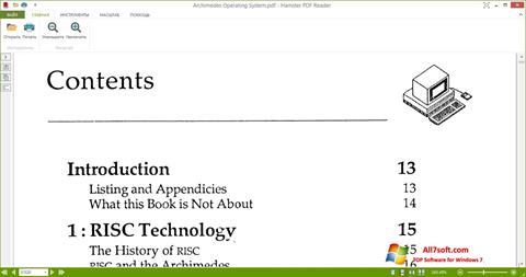 ภาพหน้าจอ Hamster PDF Reader สำหรับ Windows 7