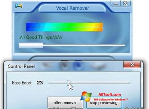 ภาพหน้าจอ Yogen Vocal Remover สำหรับ Windows 7