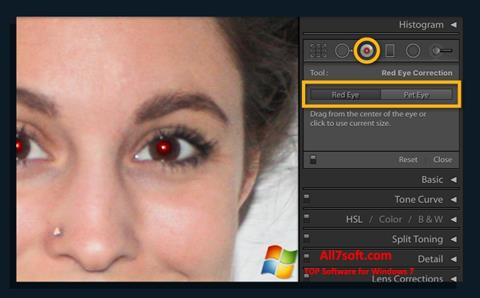 ภาพหน้าจอ Red Eye Remover สำหรับ Windows 7