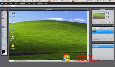 ภาพหน้าจอ LightShot สำหรับ Windows 7