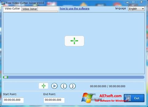 ภาพหน้าจอ Free Video Cutter สำหรับ Windows 7